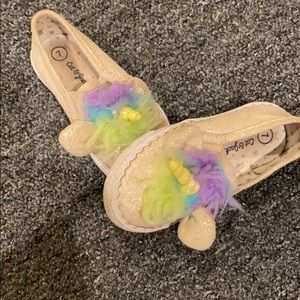 Unicorn slip on sneakers